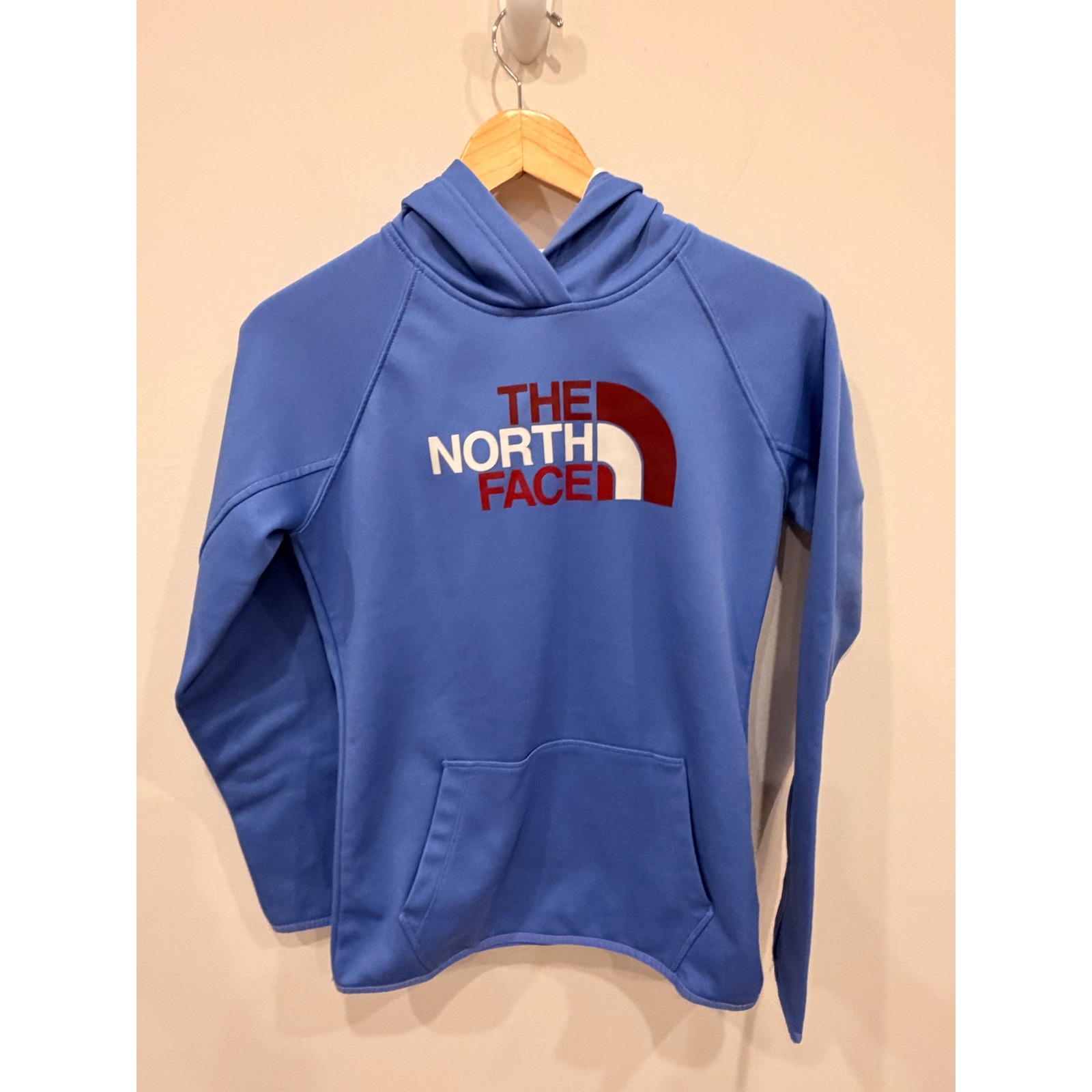 The North Face Women's Hoodie Size Small Periwinkle Logo Pullover
